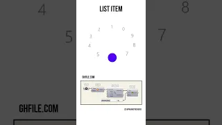Grasshopper Tutorial List item