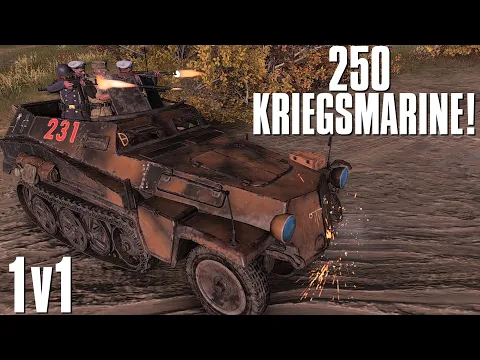 250 Kriegsmarine Start! - 1v1 - Company of Heroes 3