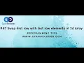 Swap first row with last row in 2d Array 2D Array data structure in Java