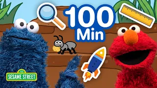 Fun with STEM  🔭 🧮  Building and Counting with Elmo! | 100 Mins | Sesame Street