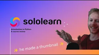 Sololearn - Introduction to Python course review