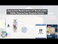 How to Print Perfect Avery 1 5 Round Labels 8293 Step-by-Step Template Tutorial