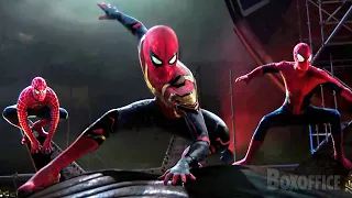 the 3 spideys cure the villains full scene 4k