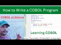 How to Write a COBOL Program