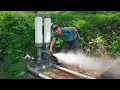Lagu Pompa Air Tanpa Listrik Bertekanan Tinggi | Desain Baru dengan Sistem Paralel