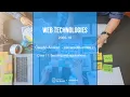 Web Technologies - Class 11