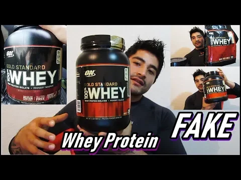 Download MP3 Gold Standard ORIGINAL vs FAKE 😭 (NO ERA PROTEINA 😢) | Optimum Nutrition | 100% Whey Gold Standard