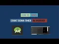How to Build a Count Down Timer in Android Studio