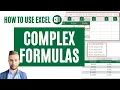 How To Write complex formulas in Excel
