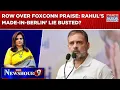 Lagu Rahul Gandhi Lauds Foxconn, Vaishnaw 'Thanks' LoP; RaGa's 'Made-In-Berlin' Lie Busted? Newshour