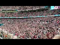 Lagu England fans singing Sweet Caroline before the Euro 2020 Final 11/07/21
