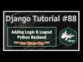 Django 3 Blog Login Logout Endpoints Python Django Tutorials In Hindi