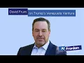 Lagu David Frum on Trump’s Venezuela Venture