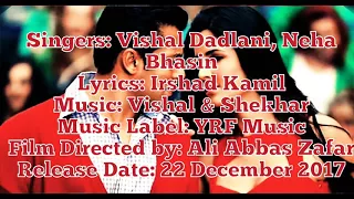 swag se karenge swagat with lyrics tiger jinda hain vishal dadlani u0026 neha bhasin