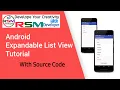 Expandable List View With Source Code In Android Studio - RSM Developer