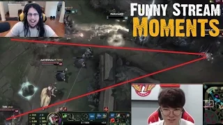 WEIRDEST/LONGEST LEE SIN Q | IMAQTPIE- "SURPRISE B*TCH!!" | FAKER'S LUCIAN | LoL Stream Moments