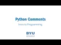 Python Comments Why How to Use Them Full Tutorial