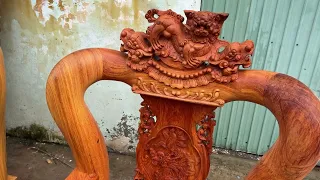 Salon gỗ Gõ Đỏ Lào quý hiếm.0948086889