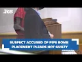 Suspect accused of leaving pipe bomb in Seattle garage pleads not guilty