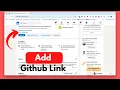 How to Add Github Link to Linkedin Quick Simple