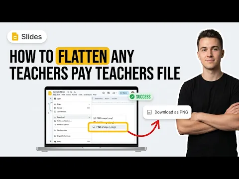 How to Flatten a Teachers Pay Teachers Product (TpT Sellers)