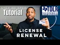 Guided Tutorial On How To Renew Your Electrical Apprentice License In TEXAS