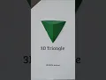 Oregami 3D Triangle by Artistic avenue