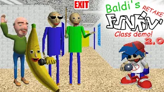 FNF Baldi S FUNKIN Class 2 0 NEW UPDATE VS Classic Baldi Friday Night Funkin Mods 