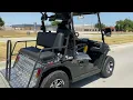 New Vitacci Electric Golf Cart Rover W Lithium Batteries Test Drive