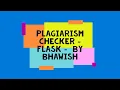 Plagiarism Checker using python