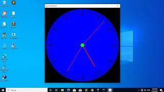Java swing analog clock KjTechProjects