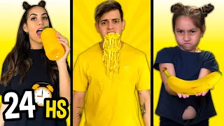 24 horas comiendo amarillo