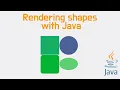 How to render shapes with Java
