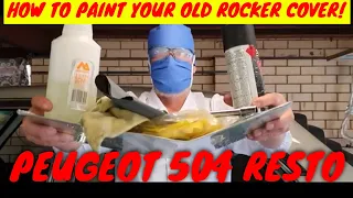 Download HOW TO PAINT YOUR OLD ROCKER COVER | Detailing the Engine Bay | Peugeot 504 Restoration (Episode 4) MP3