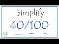 How to Simplify the Fraction