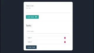 Task List In JavaScript With Source Code Source Code Projects