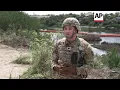 US army showcases quieter border river after increasing number of troops to stem illegal crossings
