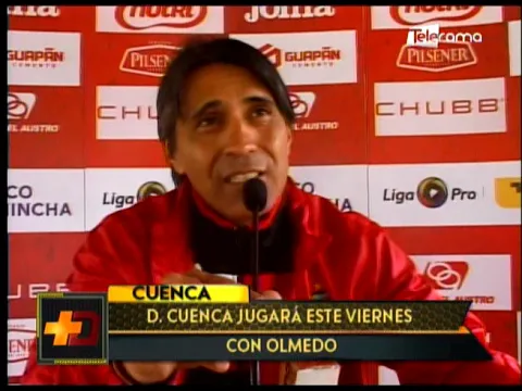 Deportivo Cuenca jugará este viernes con Olmedo