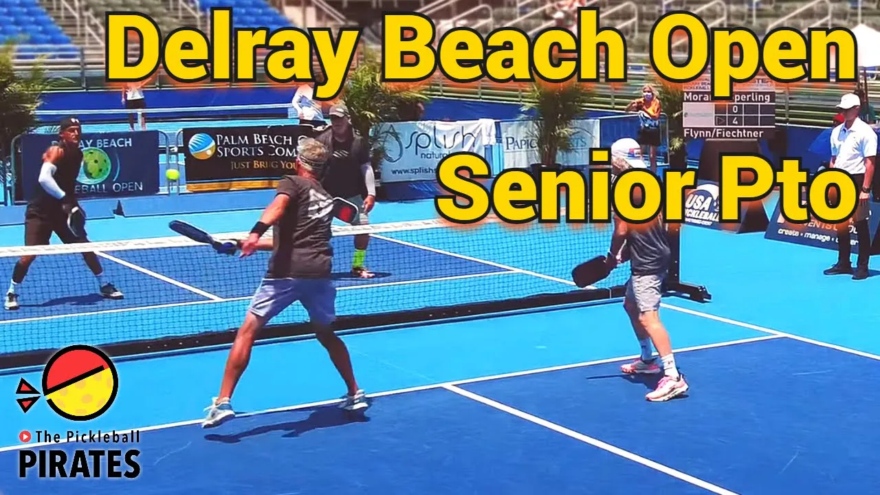 Delray Beach Pickleball Open Senior Pro Semifinals