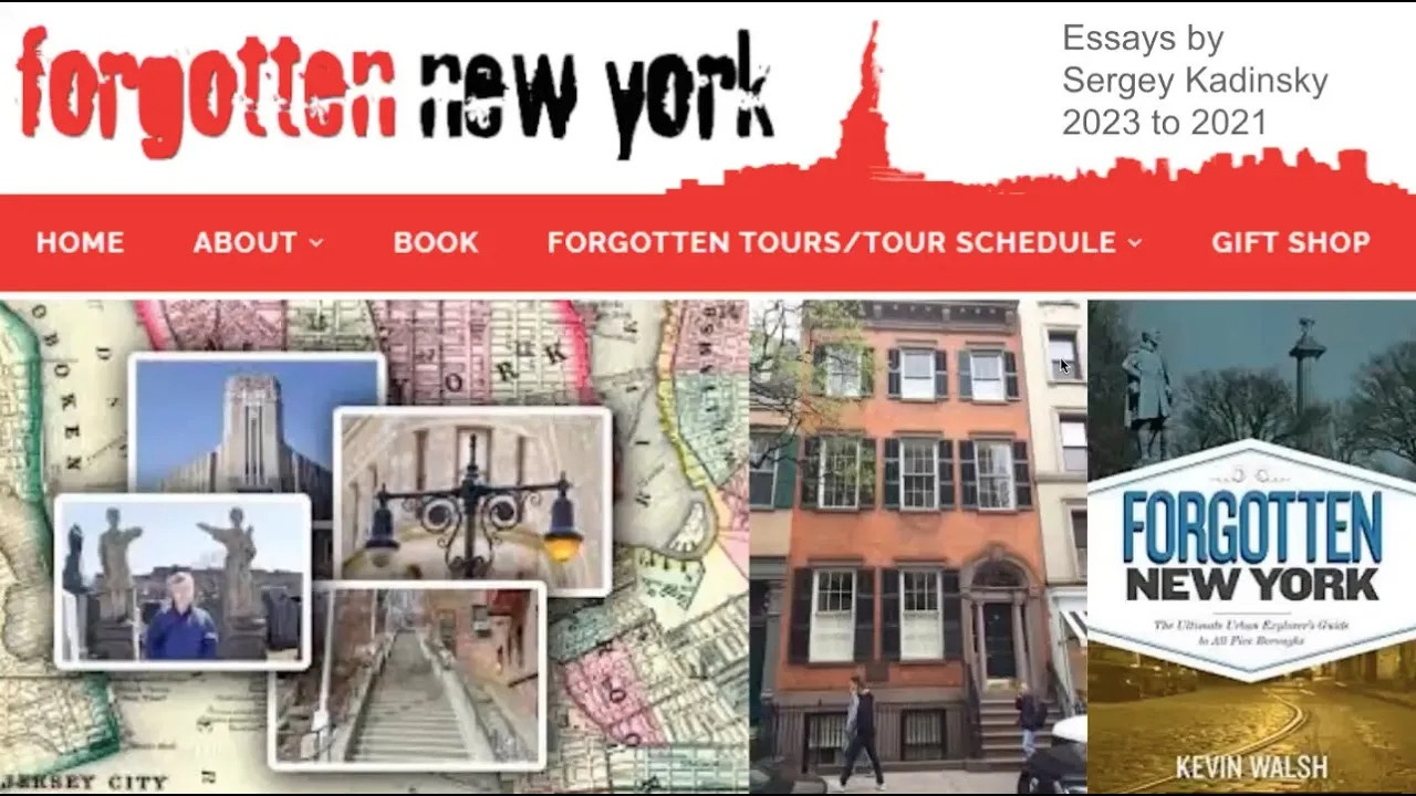 Forgotten NY essays by Sergey Kadinsky 2021 to 2023