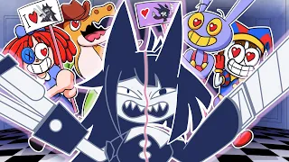 MISS CIRCLE & MISS BLOOMIE Has A FANCLUB?! Fundamental Paper Education x Digital Circus 2D ANIMATION