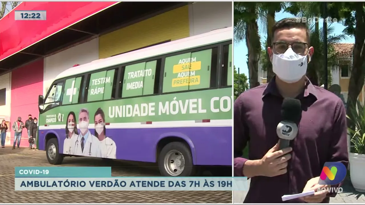 Covid-19: Chapecó tem menos de 100 casos ativos e muda centro de vacinação contra a doença