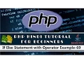 Statement with Operator Example PHP Tutorial-69