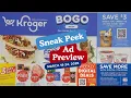 BOGO Kroger SNEAK PEEK Ad for - 5x Digitals 3 Day Sale MORE