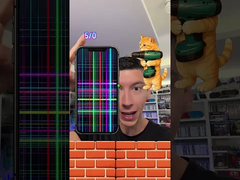 Un chat qui répare un iPhone 😂