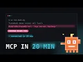 Build Your First MCP Server in 20 Minutes