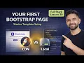 How to Setup a Bootstrap Starter Template Local vs CDN Full Stack Lesson 30 2026
