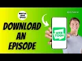 How to download an episode in WEBTOON app