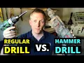 HAMMER DRILL VS REGULAR DRILL--What s The Difference Do You NEED a Hammer Drill