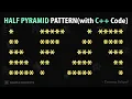 Simple Pyramid With C Code Part 1 Pattern Printing Programs